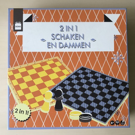2 in 1 : Schaken en dammen