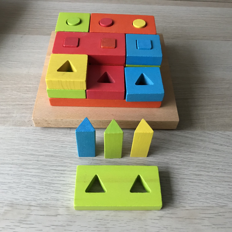 Jouéco: Houten vormenpuzzel