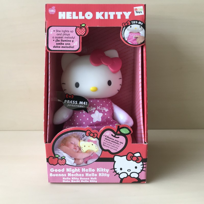 Hello Kitty : Nieuw. Welterusten Hello Kitty. Geeft licht met een lief muziekje.