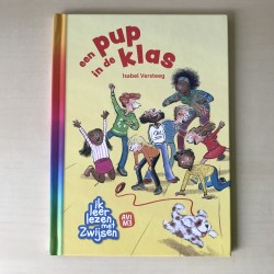 Een pup in de klas.