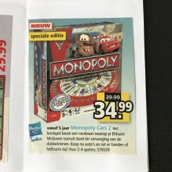 Cars Monopoly