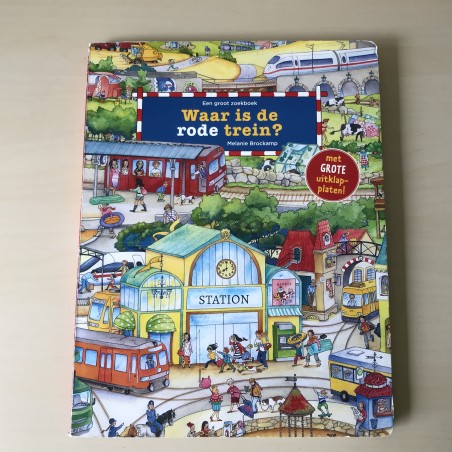 Zoekboek: Waar is de rode trein?
