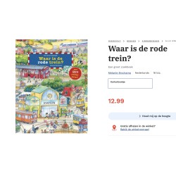 Zoekboek: Waar is de rode trein?