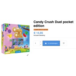Candy Crush duel pocket editie
