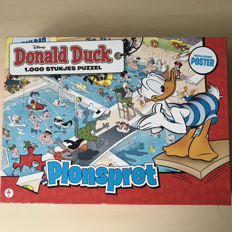 Donald Duck Disney : Plonspret. Nummer 5. 1000 stukjes.