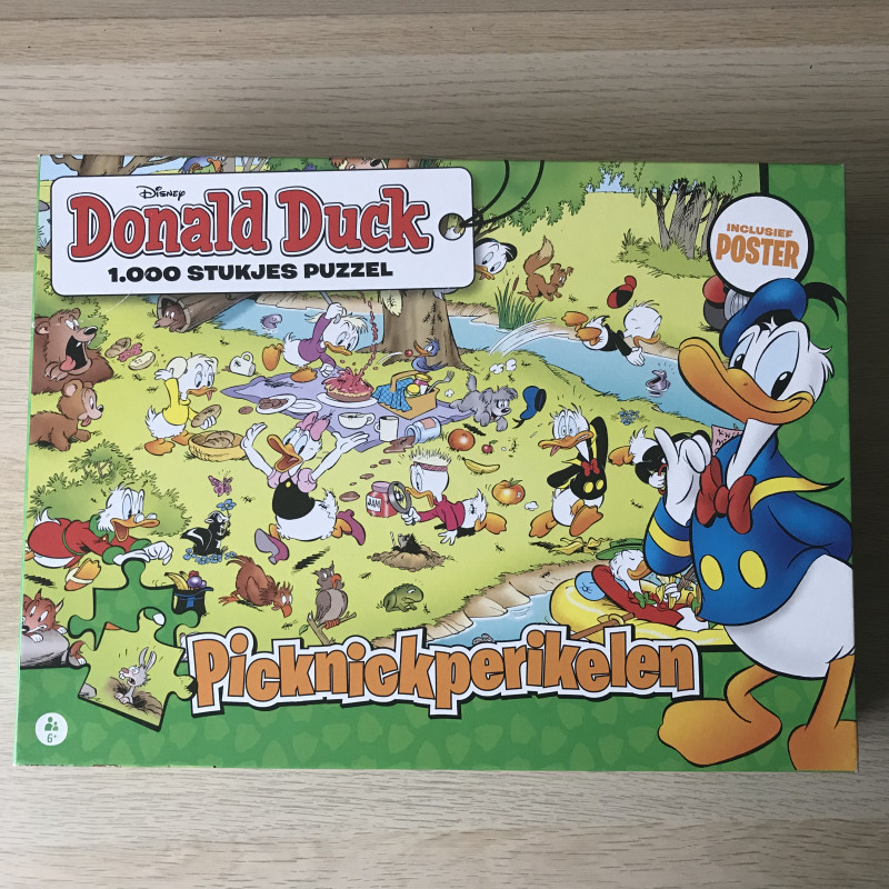 Donald Duck Disney : Picknickperikelen. Nr. 2. 1000 stukjes