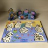 Peppa Pig : Puzzelplankje Knopjespuzzel. Met 7 figuren.