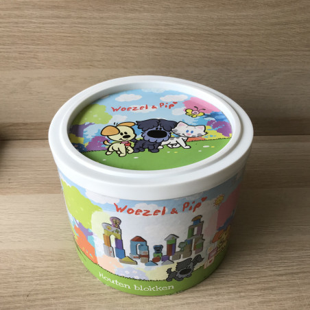 Woezel en Pip : 50 Houten blokken. Zie tekst
