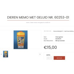 Dieren bingo met geluid.