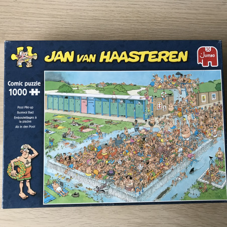 Jan van Haasteren : Bomvol bad. 1000 stukjes.
