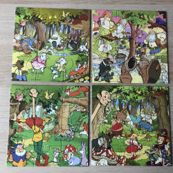 Efteling : 6, 9, 12 en 16 stukjes.