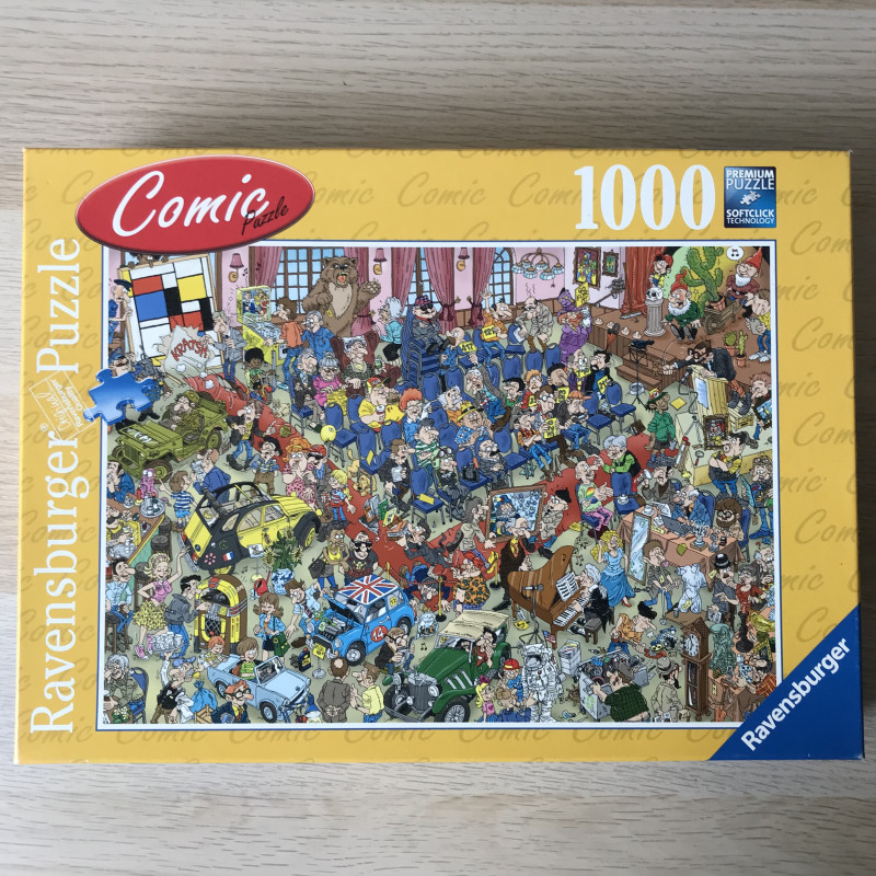 Ravensburger Comic. De veiling.  1000 stukjes.