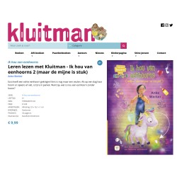Leren lezen met Kluitman : Ik hou van eenhoorns (maar dat is GIGA geheim!)