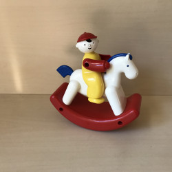 Ambi Toys : Paardje met ruiter.