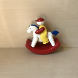 Ambi Toys : Paardje met ruiter.