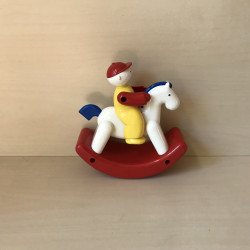 Ambi Toys : Paardje met ruiter.