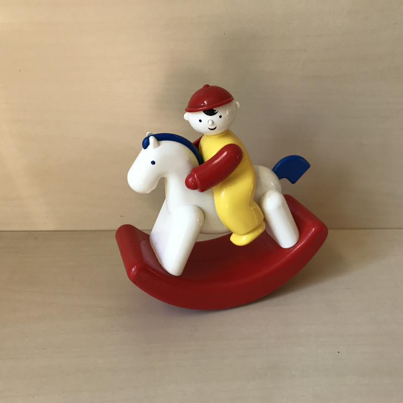 Ambi Toys : Paardje met ruiter.