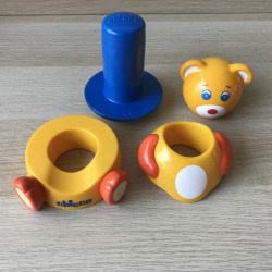 Chicco tuimelaar met stapelingen. Beer