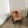 Van Dijk houten poppenwagen. Opknapper