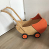 Van Dijk houten poppenwagen. Opknapper