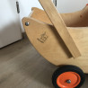 Van Dijk houten poppenwagen. Opknapper