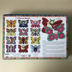 Memo : Vlinders en spinnen. Butterflies and a spider.