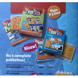 Bambino Loco boekje : Concentratiespelletjes 1 . Leeftijd 3-5 jaar.
