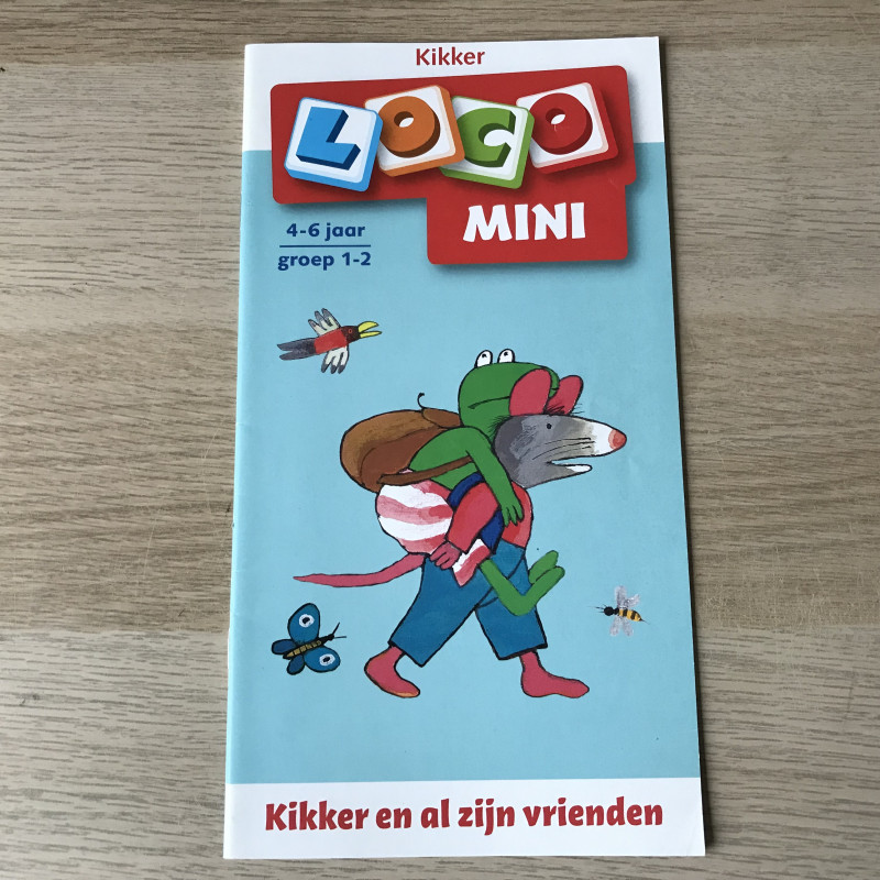 Mini Loco boekje : Kikker en al zijn vrienden. Groep 1 - 2. Leeftijd 4 - 6 jaar.