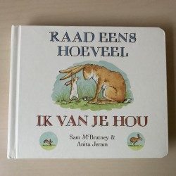 Raad eens hoeveel ik van je hou. Hardkartonnen boekje