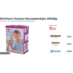 Eichhorn. 200 plankjes / bouwblokken