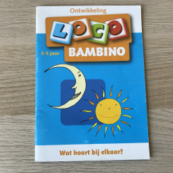 Bambino Loco  boekje : Wat hoort bij elkaar 1. Leeftijd 3-5 jaar.