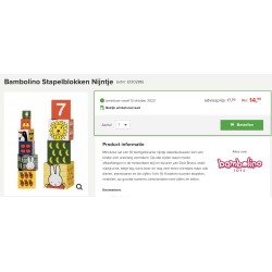 Nijntje : Stapeltoren stapelkubussen