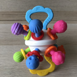 ADO Play. Baby zachte rammelbal met bijtring