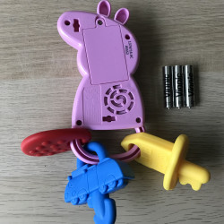 Peppa Pig : sleutelbos met geluidjes