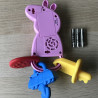 Peppa Pig : sleutelbos met geluidjes