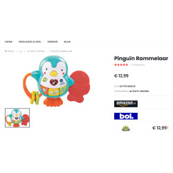 VTech Pinguïn rammelaar