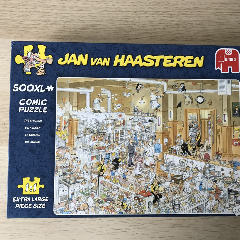 Jan van Haasteren : De keuken. 500 stukjes. XL