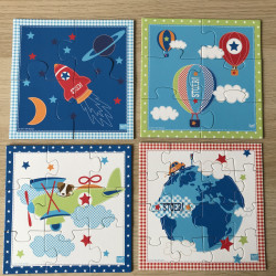 Lief! 4 puzzels. 4, 6, 9 en 16 stukjes