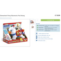 Baby Clementoni: Paardje met muziek.