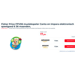 Fisher-Price muziekspeler zingen en leren