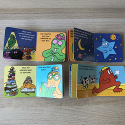 4 Barbapapa kartonboekjes