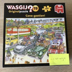 -1 Wasgij : Original Puzzle nummer 19. Cone-gestion! 950 stukjes.