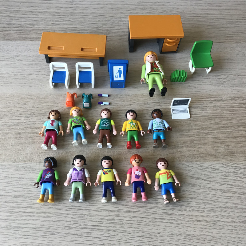 Playmobil : 10 kinderen in de klas