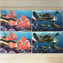 Puzzel  2 x 24 stukjes. Nemo’s avonturen.
