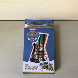 Paw Patrol : Ongebruikt. 6x washable markers/ 6x uitwasbare stiften.