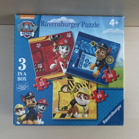 Paw Patrol 25 36 en 49 stukjes