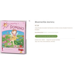 Haba : Bloemenfee Domino