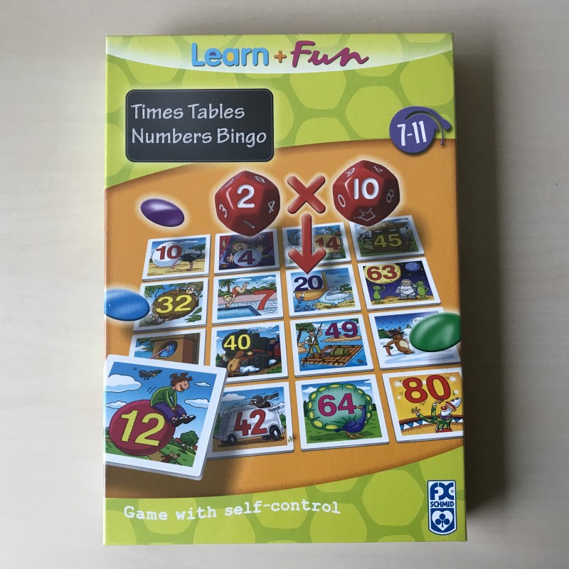 Learn & Fun : Nieuw. 1 x 1 Cijferbingo.