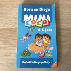 Mini Loco set : Dora en Diego. Ontwikkelingsspelletjes. Leeftijd 4-6 jaar.