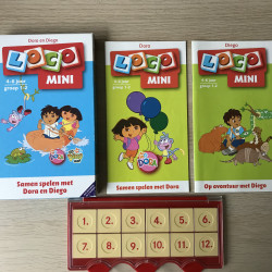 Mini Loco boekje : Dora en Diego. Samen spelen met Dora en Diego . Leeftijd 4-6 jaar